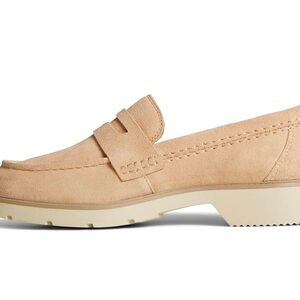 Sperry Women's Shoes - WELLS - Penny Loafers - Bone / Beige  7.5 *NEW*